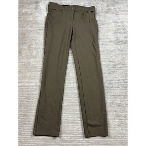 89th & Madison Pants Womens 10 Brown Skinny Rayon Blend Stretch Comfort Waist